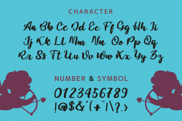 Bow and Love Font - Preview 1