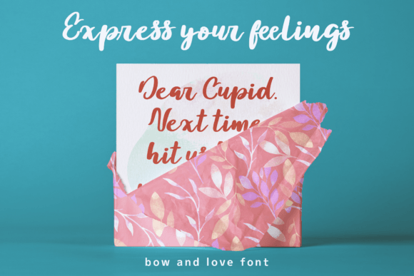 Bow and Love Font - Preview 3