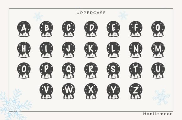 Christmas Snowball Font - Preview 1