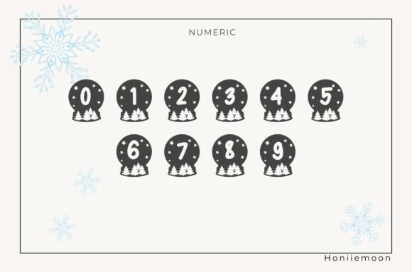 Christmas Snowball Font - Preview 2