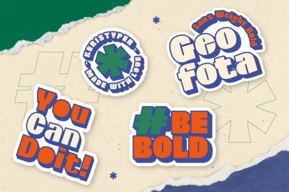Geofota Font - Preview 2