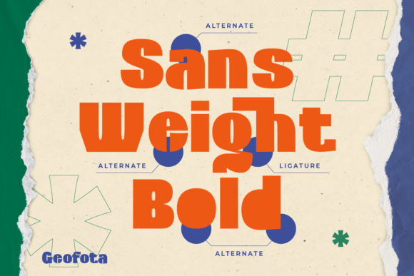 Geofota Font - Preview 3