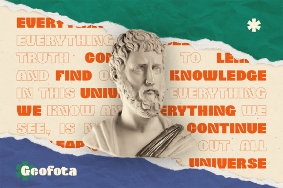 Geofota Font - Preview 4