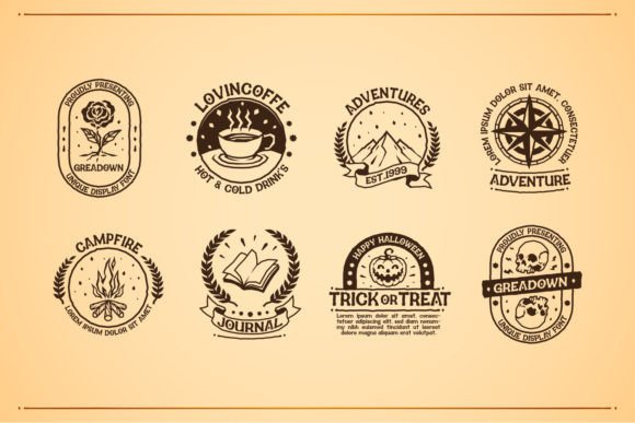 Greadown Font PNG with transparent background - Preview 4