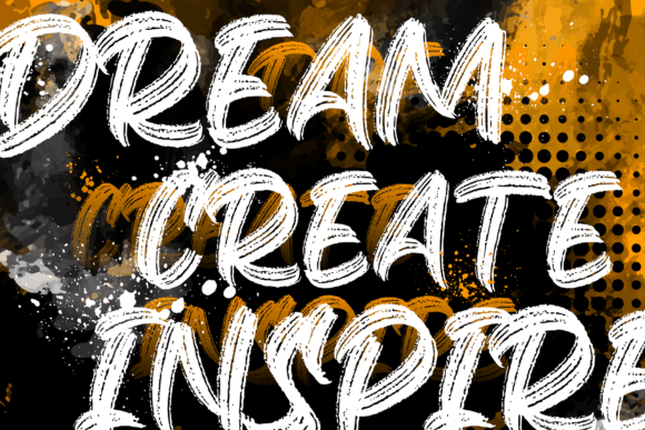 Jocker Block Font PNG with transparent background - Preview 1