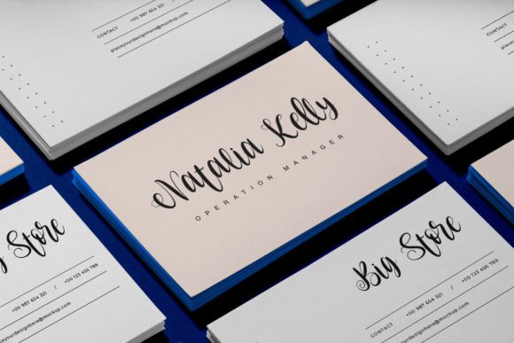 Merry Script Font PNG with transparent background - Preview 1