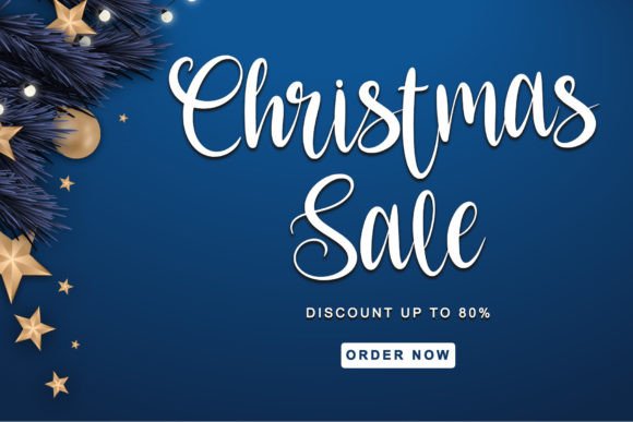 Merry Script Font PNG with transparent background - Preview 2