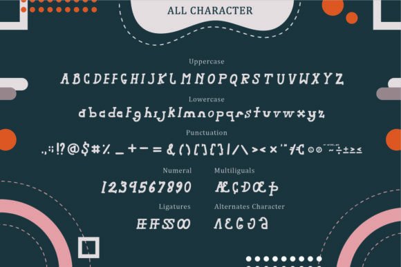 Smokey Font PNG with transparent background - Preview 5