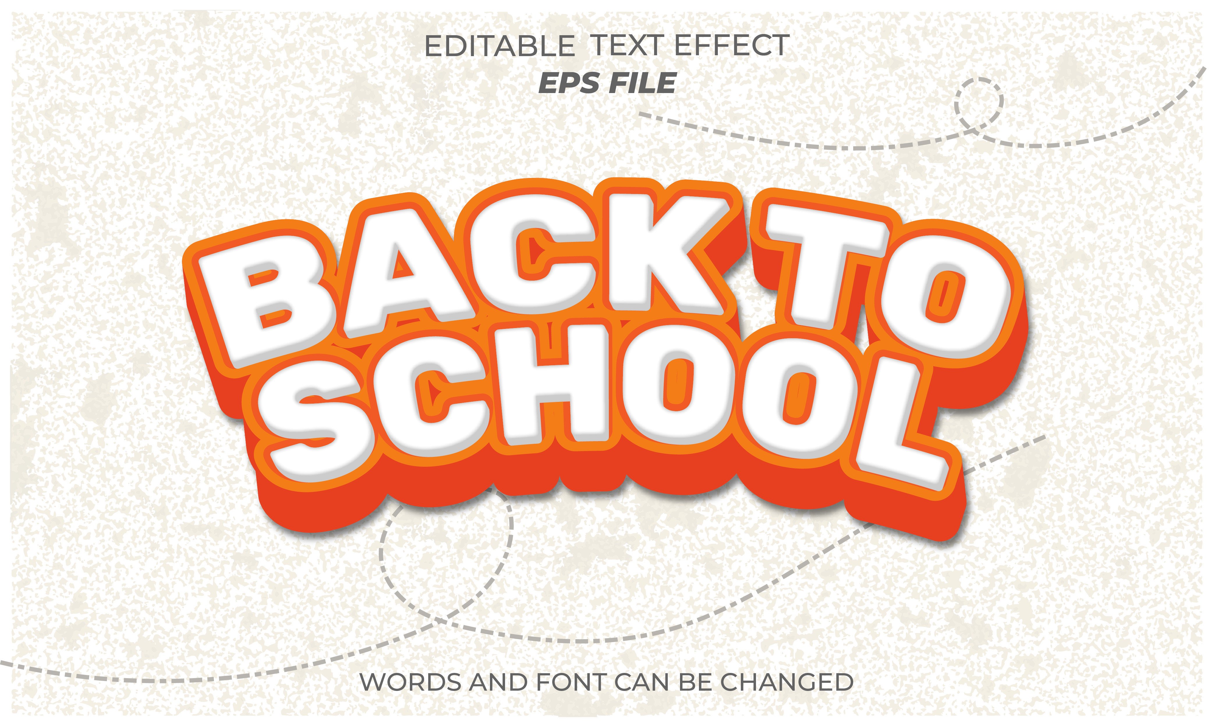 Back to School Text Effect Graphic by naharfatkhurrokhim · Creative Fabrica