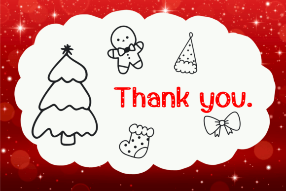 Christmas Time Font PNG with transparent background - Preview 2