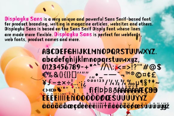 Displayku Sans Font - Preview 3