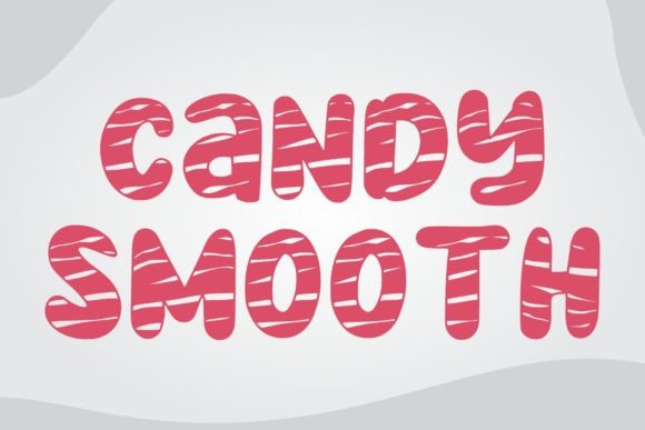 Donut Creamy Font PNG with transparent background - Preview 1