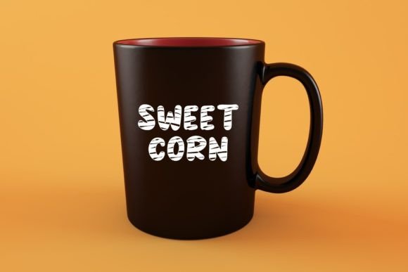 Donut Creamy Font PNG with transparent background - Preview 2