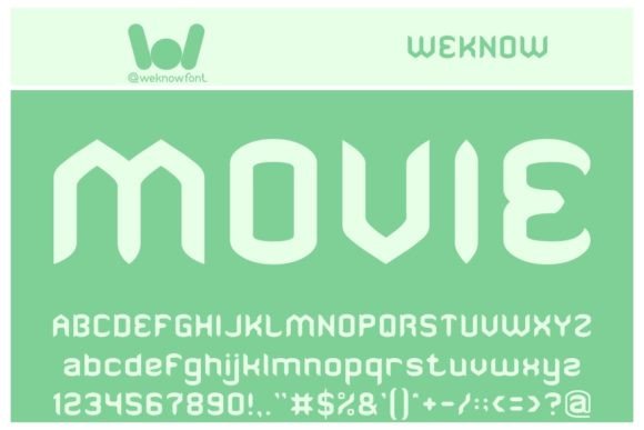 Kediri Font PNG with transparent background - Preview 1