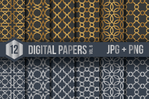 Luxury Digital Papers Vol. 4 Graphic by Waqas Ilyas · Creative Fabrica