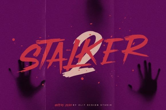 Mistery Zero Font PNG with transparent background - Preview 2