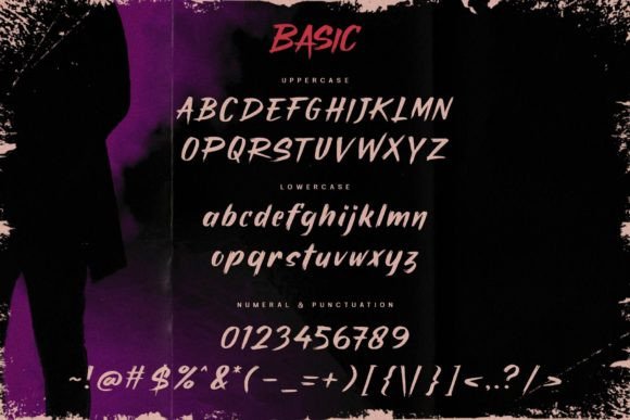 Mistery Zero Font PNG with transparent background - Preview 4
