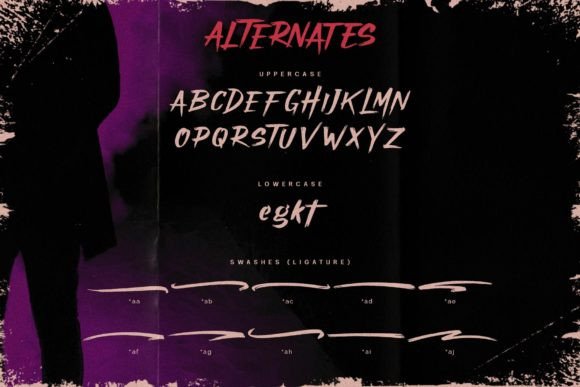 Mistery Zero Font PNG with transparent background - Preview 6