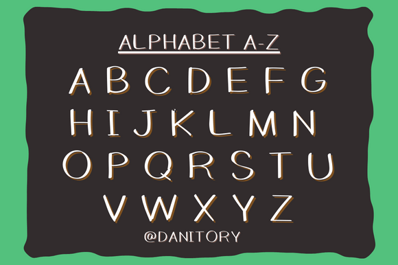 Noona Font PNG with transparent background - Preview 1