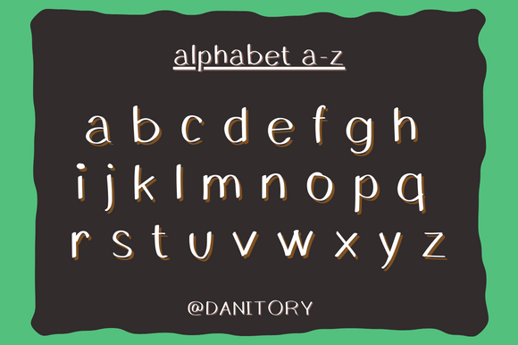 Noona Font PNG with transparent background - Preview 2