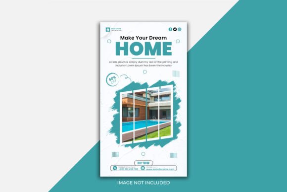 Preview of Real Estate Home Sale Instagram Stories real estate social media template
