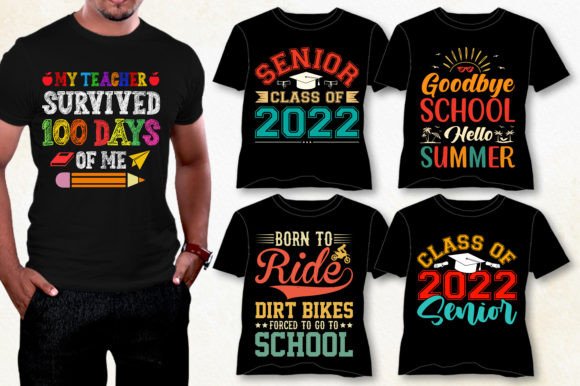 School T-Shirt Design Bundle