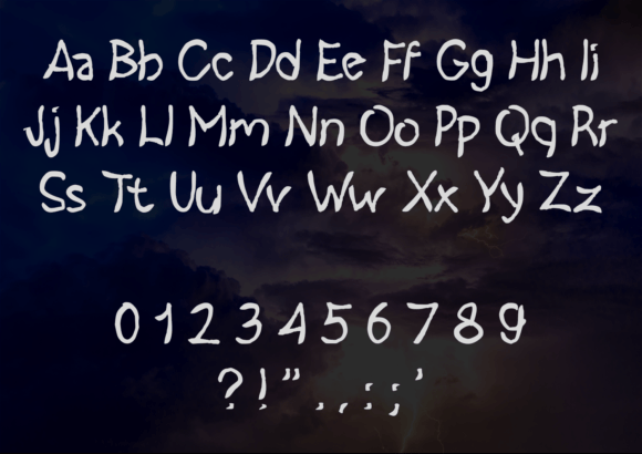 Aftershocked Font - Preview 1