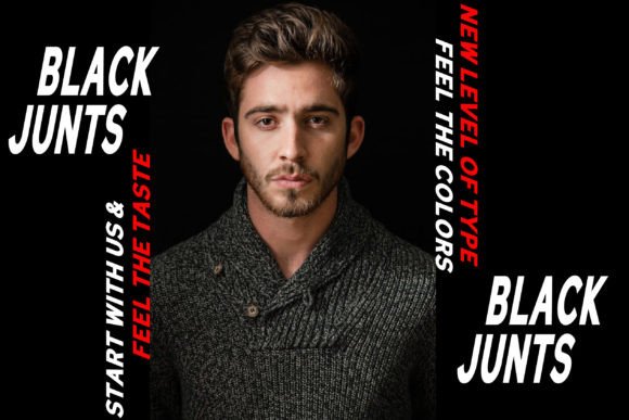 Black Junts Font - Preview 6