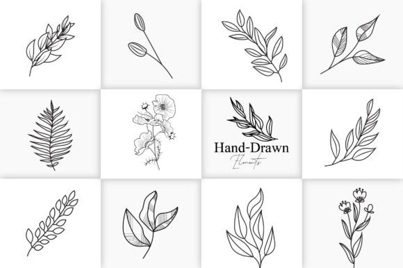 Botanical Leaves Bundles Kit Pack