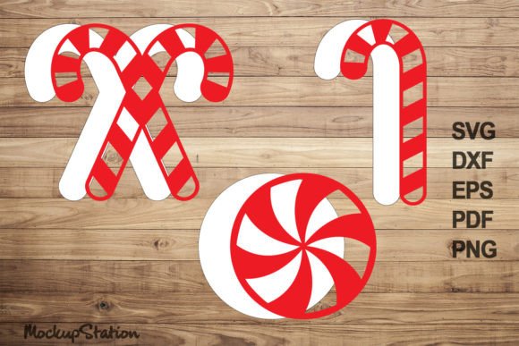 Candy Cane SVG | Lollipop SVG for Cricut