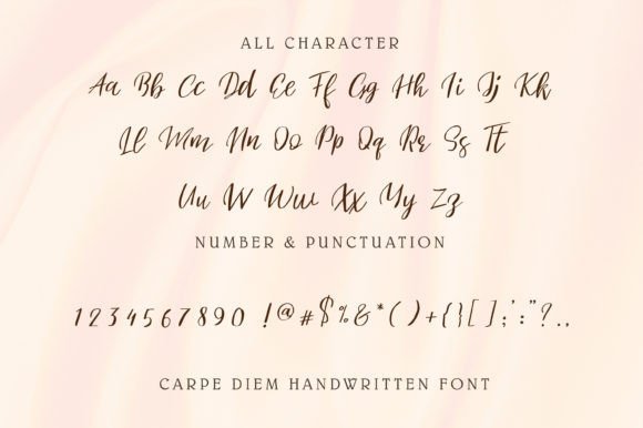 Carpe Diem Font - Preview 4