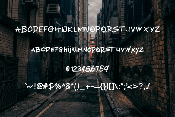 Cenget Street Font - Preview 1