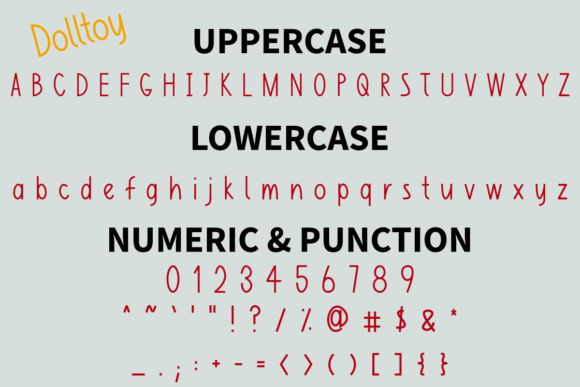 Dolltoy Font - Preview 4