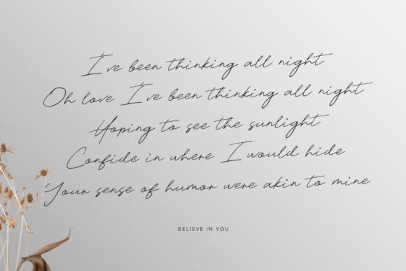 Gilbertson Font - Preview 4