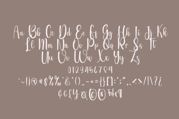 Planners Font PNG with transparent background - Preview 4