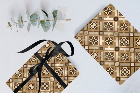 Ukraine Patterned Background