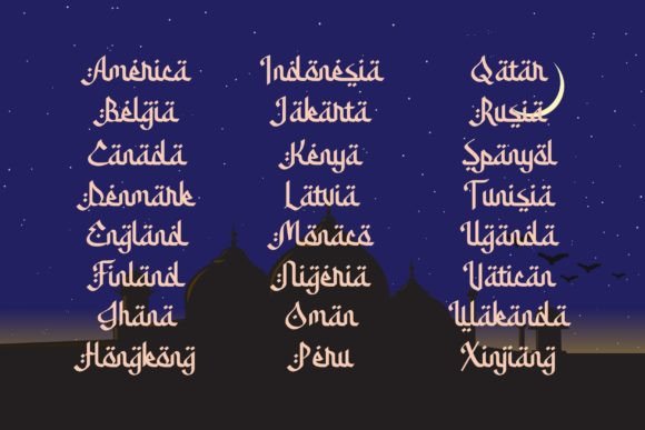 Amazing Ramadhan Font - Preview 4