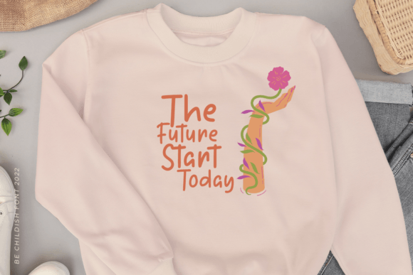 Be Childish Font - Preview 4