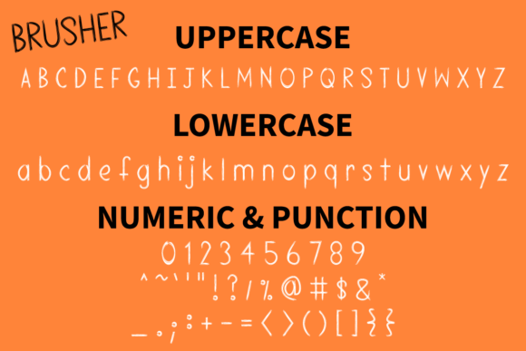 Brusher Font - Preview 4
