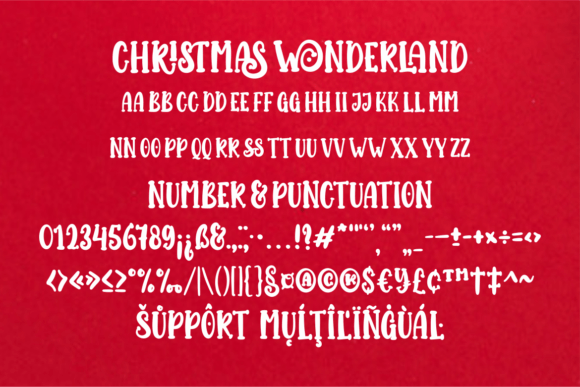Christmas Wonderland Font - Preview 4