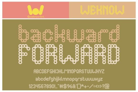 Connect the Dots Font PNG with transparent background - Preview 3