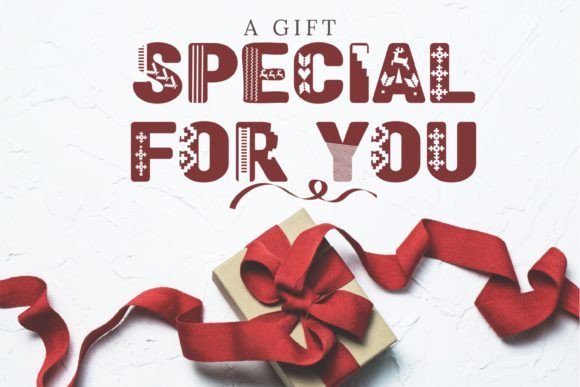 Gift Boxes Font - Preview 1