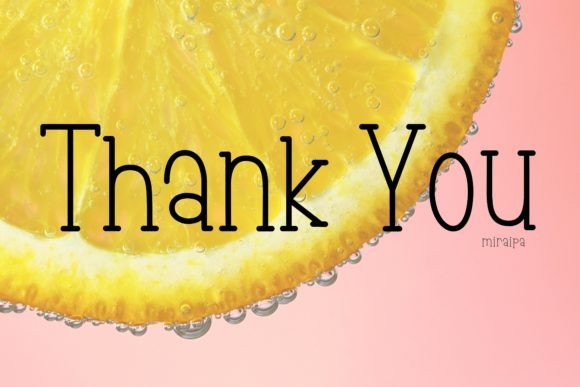Lemonade Friday Font PNG with transparent background - Preview 4