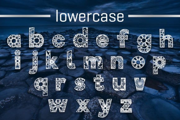 Mandy Decor Font PNG with transparent background - Preview 2