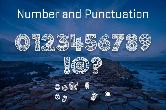 Mandy Decor Font PNG with transparent background - Preview 3