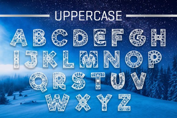 Mandy Decor Font PNG with transparent background - Preview 1