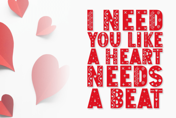 Meria Lovely Font PNG with transparent background - Preview 1