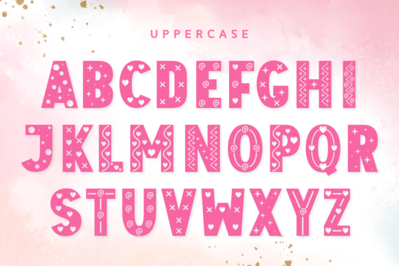 Meria Lovely Font PNG with transparent background - Preview 4