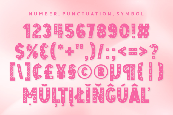 Meria Lovely Font PNG with transparent background - Preview 6
