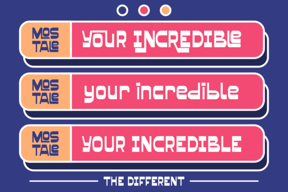 Mostale Font PNG with transparent background - Preview 6